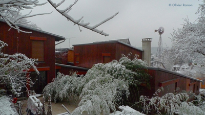 La maison sous la neige